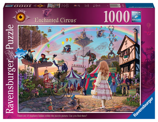 Look & Find No 2: Enchanted Circus 1000 Piece Jigsaw Puzzle by Ravensburger - 2