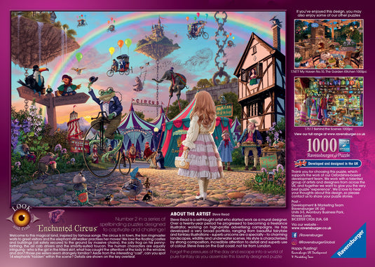 Look & Find No 2: Enchanted Circus 1000 Piece Jigsaw Puzzle by Ravensburger - 3