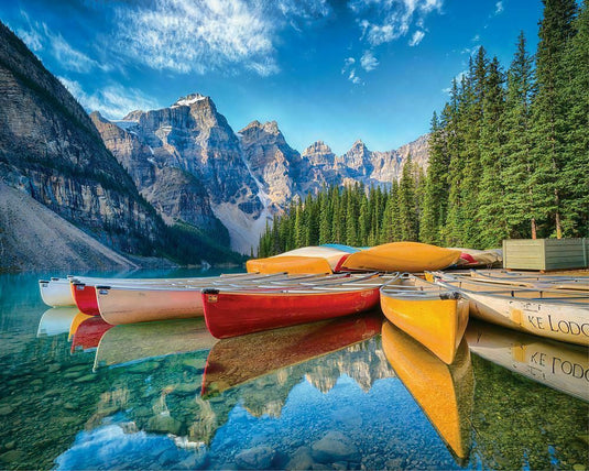 Calm Canoes 1000 Piece Jigsaw Puzzle by Springbok