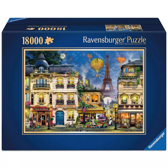 Evening Walk in Paris 18000 Piece Jigsaw Puzzle by Ravensburger