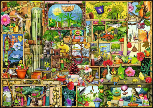 The Curious Cupboard No 3: The Gardener's Cupboard 1000 Piece Jigsaw Puzzle - 2