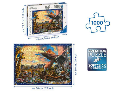 The Lion King 1000 piece Jigsaw Puzzle by Ravensburger