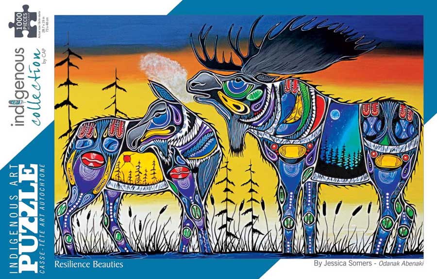 Resilience Beauties (Odanak Abenaki Tribe) 1000 Piece Jigsaw Puzzle by The Indigenous Collection