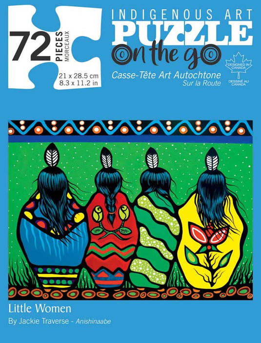 Little Women (Anishinaabe Tribe) 72 Piece Jigsaw Puzzle by The Indigenous Collection - 1
