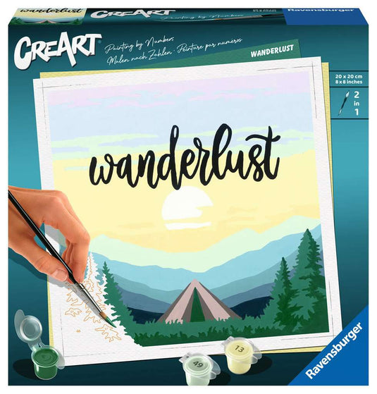 CreArt: Wanderlust 20x20cm by Ravensburger - 1
