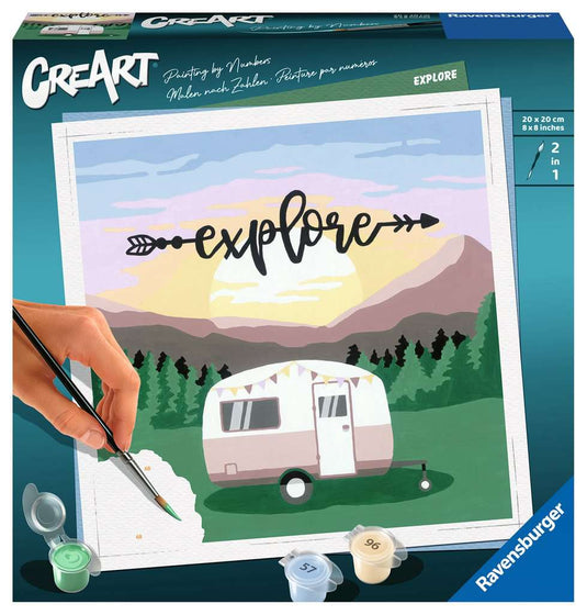 CreArt: Explore 20x20cm by Ravensburger - 1