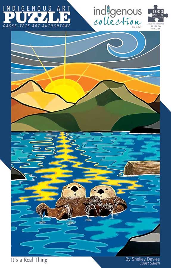 It's a Real Thing (Coast Salish Tribe) 1000 Piece Jigsaw Puzzle by The Indigenous Collection