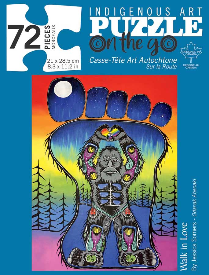 Walk in Love (Odanak Abenaki Tribe) 72 Piece Jigsaw Puzzle by The Indigenous Collection