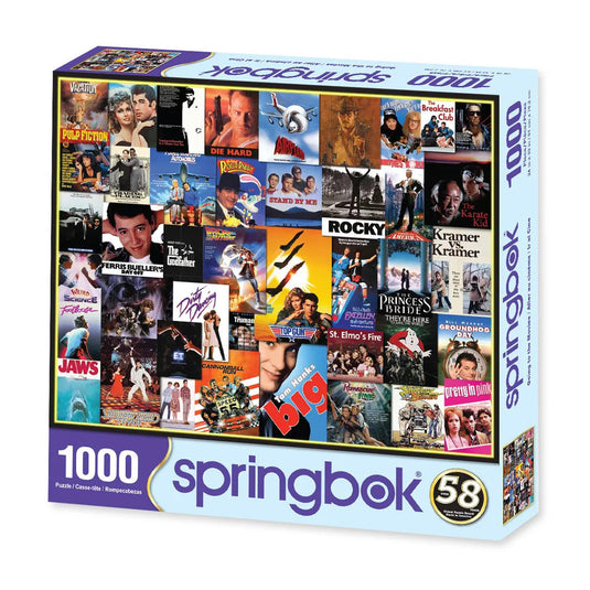 Going To The Movies 1000 Piece Jigsaw Puzzle by Springbok