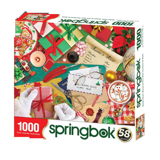 Santa's Desk 1000 Piece Jigsaw Puzzle by Springbok