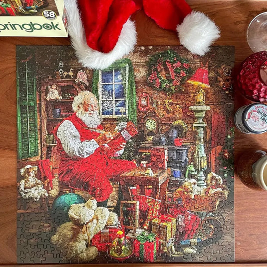 Santa's Shop 500 Piece Jigsaw Puzzle by Springbok