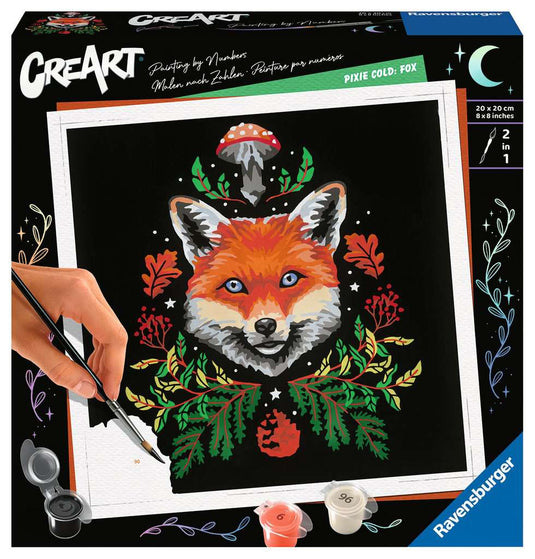 CreArt Pixie Cold: Fox 20x20cm by Ravensburger - 1