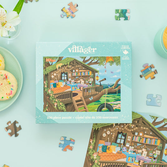 Treetop Hideout 250 Piece Jigsaw Puzzle by Villager Puzzles