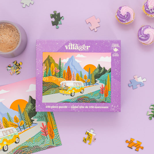 Road Trip 250 Piece Jigsaw Puzzle by Villager Puzzles