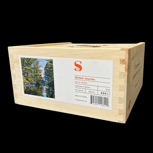 25-Year Journey by Janet K. MacKay 258 Piece Wooden Jigsaw Puzzle by Stumpcraft