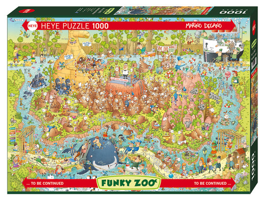 Funky Zoo: Australian Habitat 1000 Piece Jigsaw Puzzle by Heye