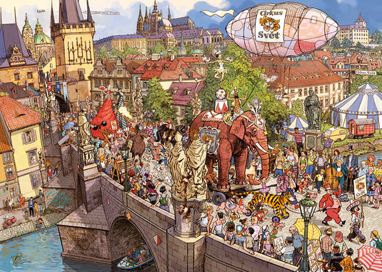 Street Parade 2000 Piece Jigsaw Puzzle by Heye