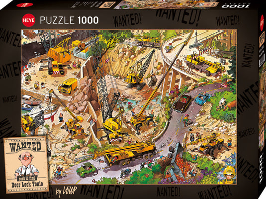 Lock Tonio, Wanted 1000 Piece Jigsaw Puzzle by Heye - 1