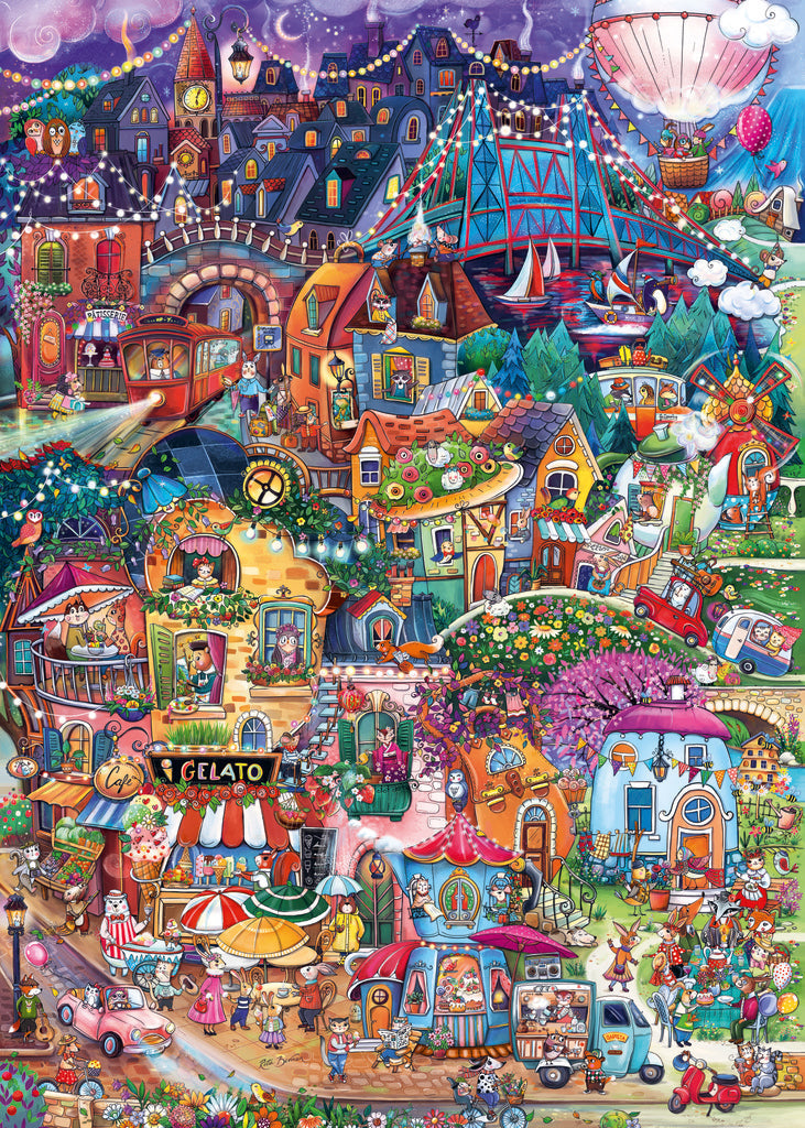 Good Evening!, Berman 1000 Piece Jigsaw Puzzle by Heye