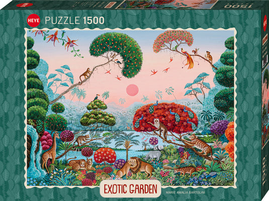 Jungle Paradise, Exotic Garden 1500 Piece Jigsaw Puzzle by Heye - 1