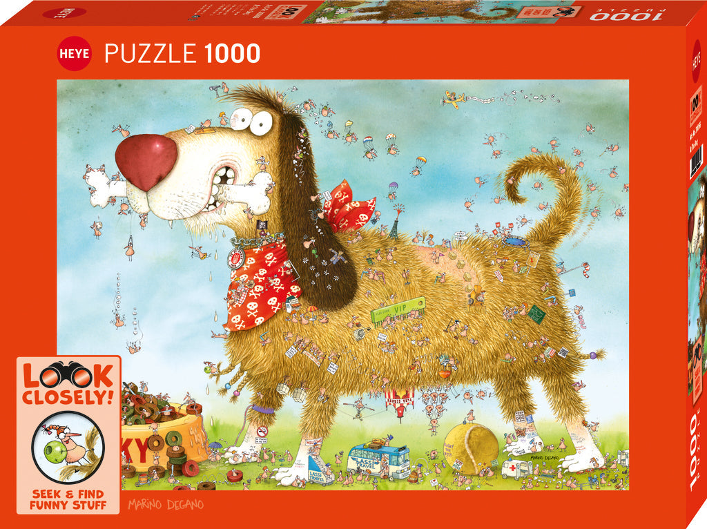 At the Dog, Look Closely! 1000 Piece Jigsaw Puzzle by Heye