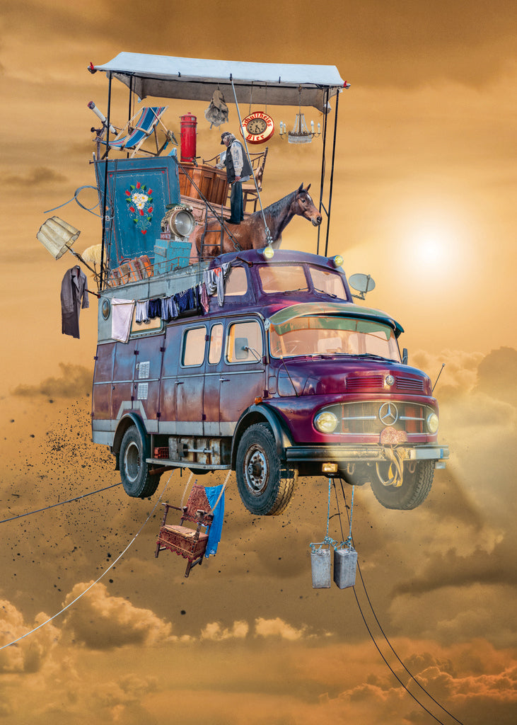 Mobile Home, Fly High! 1000 Piece Jigsaw Puzzle by Heye