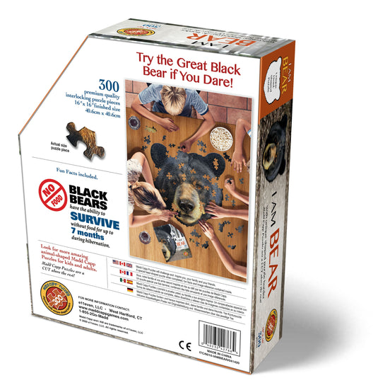 I Am Bear 300 Piece Puzzle by Madd Capp Box Back