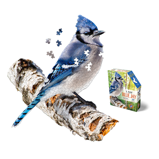 I Am Blue Jay 300 Piece Puzzle by Madd Capp Main Puzzle