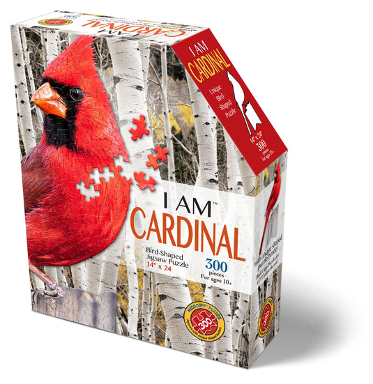 I Am Cardinal 300 Piece Puzzle by Madd Capp Box Front