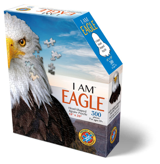 I Am Eagle 300 Piece Puzzle by Madd Capp Box Front
