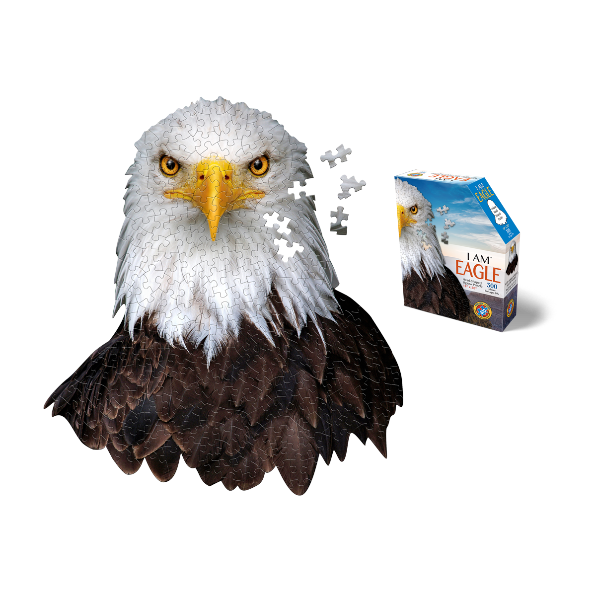 I Am Eagle 300 Piece Puzzle by Madd Capp
