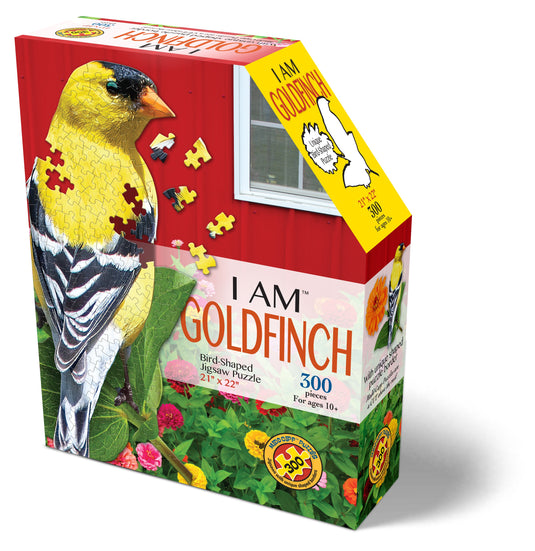 I Am Goldfinch 300 Piece Puzzle by Madd Capp Box Front