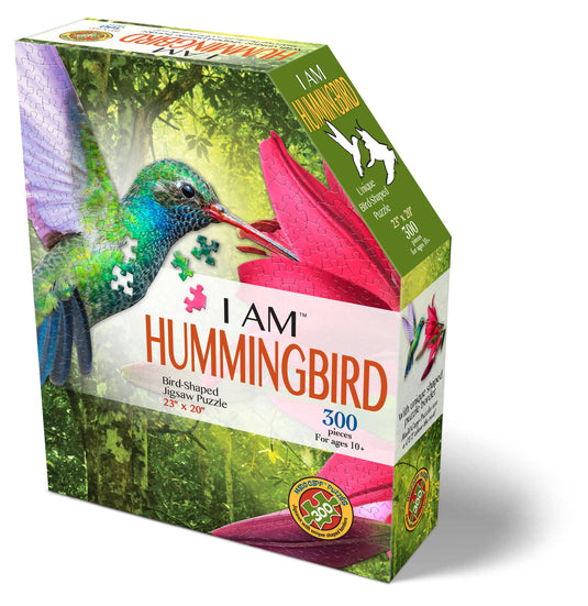 I Am Hummingbird 300 Piece Puzzle by Madd Capp Box Front