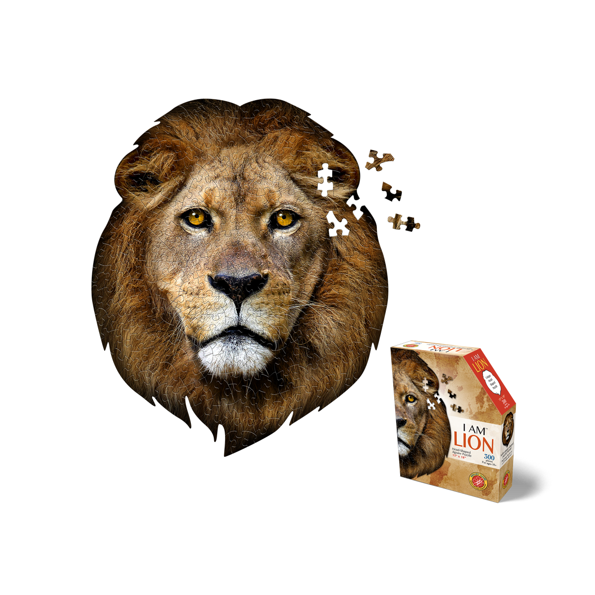 I Am Lion 300 Piece Puzzle by Madd Capp