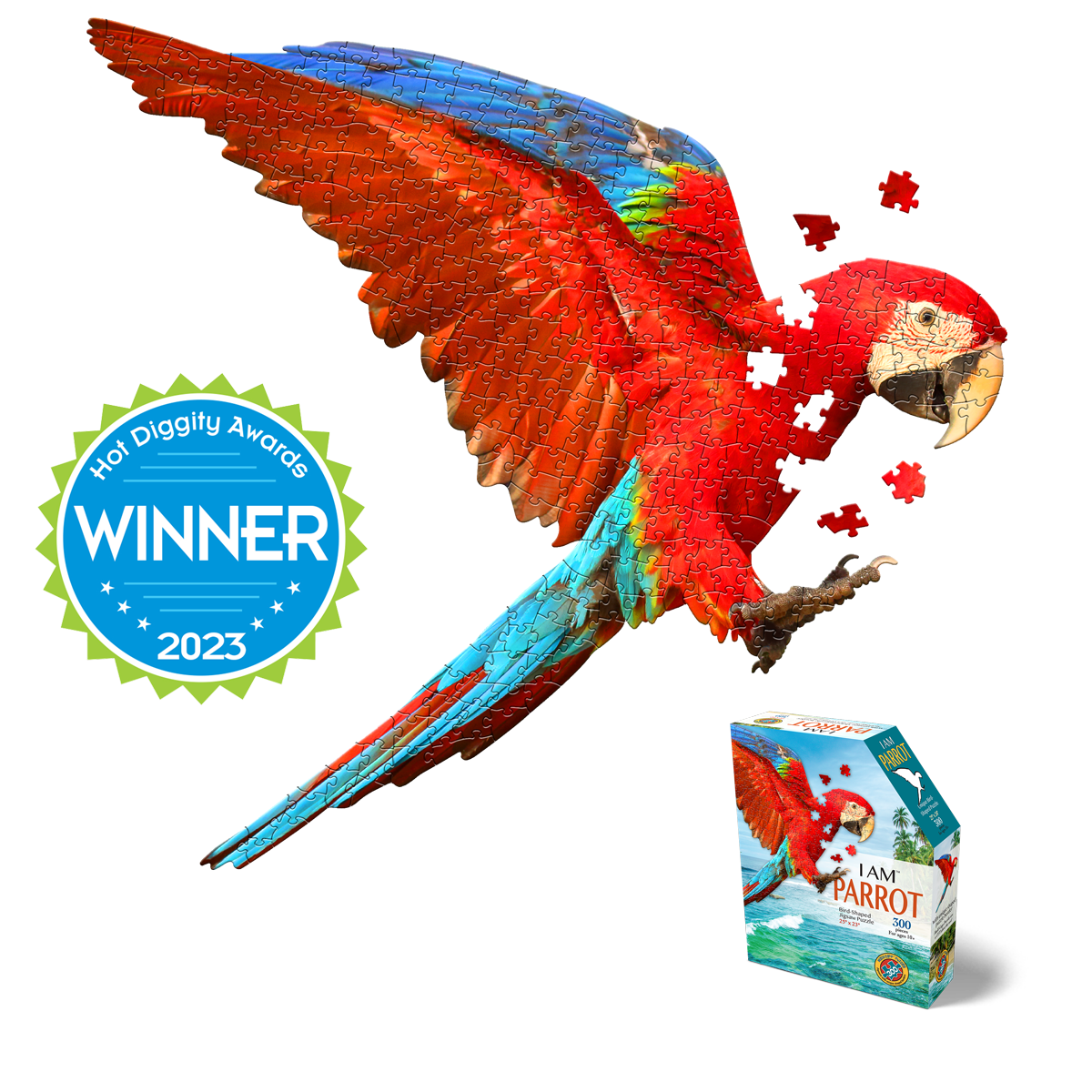 I Am Parrot 300 Piece Puzzle by Madd Capp
