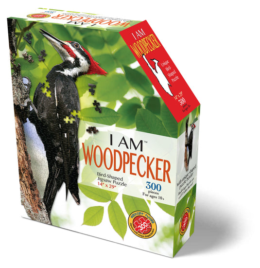 I Am Woodpecker 300 Piece Puzzle by Madd Capp Box Front