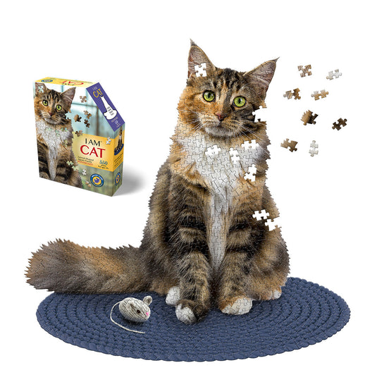 I Am Cat 550 Piece Puzzle by Madd Capp Main Puzzle