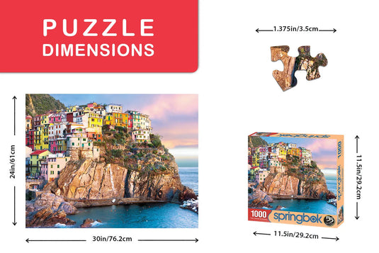 Cliff Hangers 1000 Piece Jigsaw Puzzle by Springbok