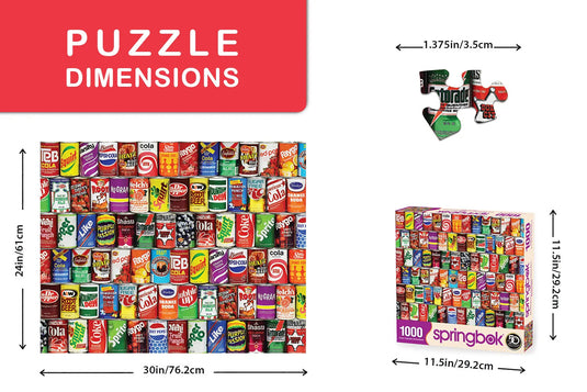 Retro Refreshments 1000 Piece Jigsaw Puzzle by Springbok