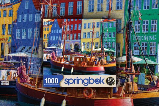 Copenhagen Waterfront 1000 Piece Jigsaw Puzzle by Springbok