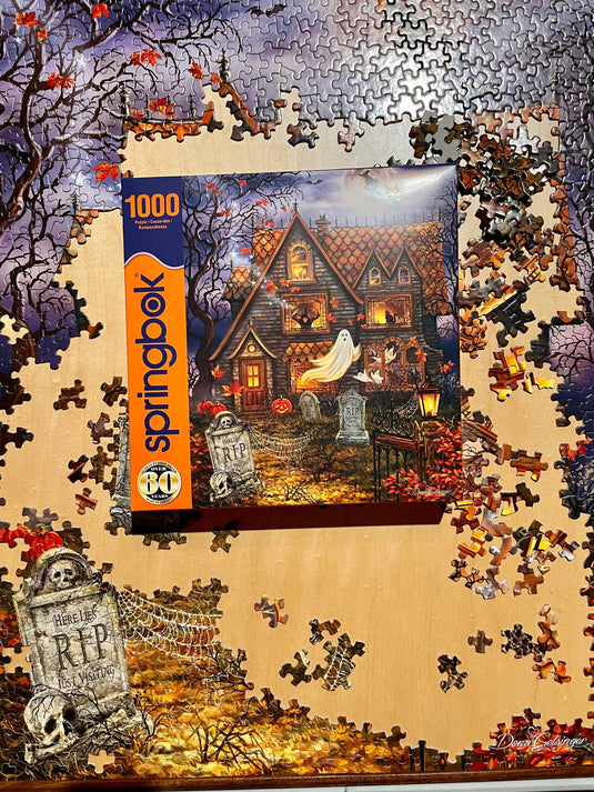 Haunted House 1000 Piece Jigsaw Puzzle by Springbok