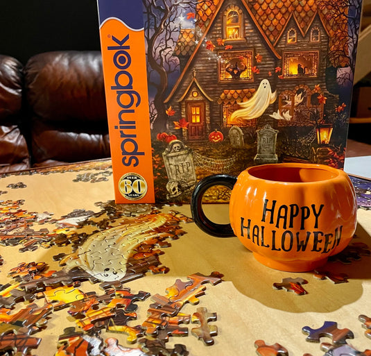 Haunted House 1000 Piece Jigsaw Puzzle by Springbok