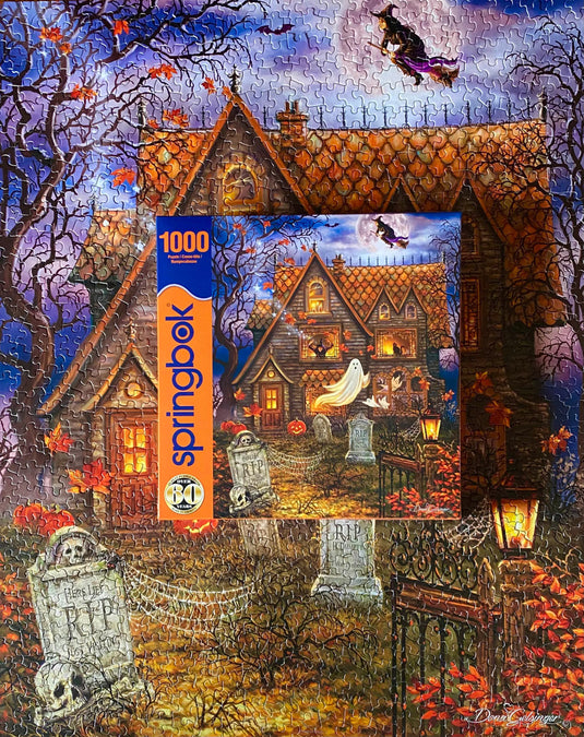 Haunted House 1000 Piece Jigsaw Puzzle by Springbok