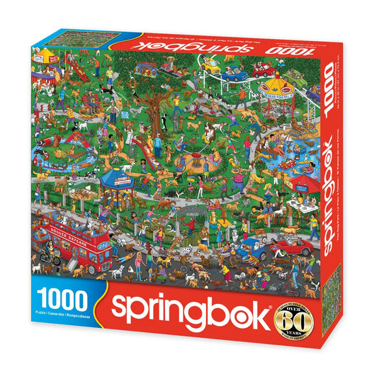 The Dog Park 1000 Piece Jigsaw Puzzle by Springbok