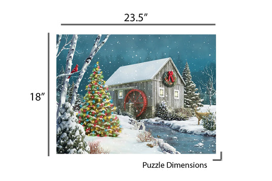 The Falling Snow 500 Piece Jigsaw Puzzle by Springbok