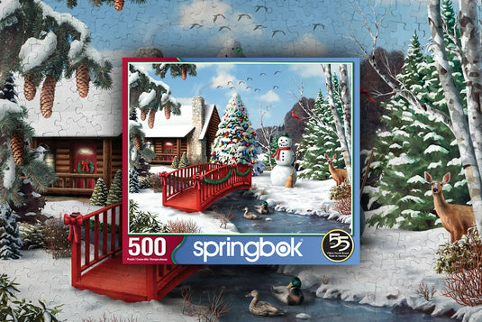 Winters Home 500 Piece Jigsaw Puzzle by Springbok