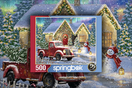 Christmas Light Lane 500 Piece Jigsaw Puzzle by Springbok