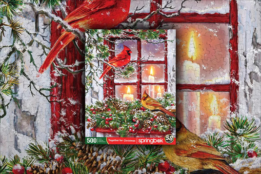 Together for Christmas 500 Piece Jigsaw Puzzle by Springbok