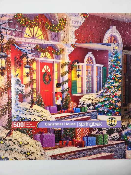 Christmas House 500 Piece Jigsaw Puzzle by Springbok