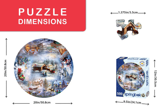 Winter Wonderland 500 Piece Jigsaw Puzzle by Springbok